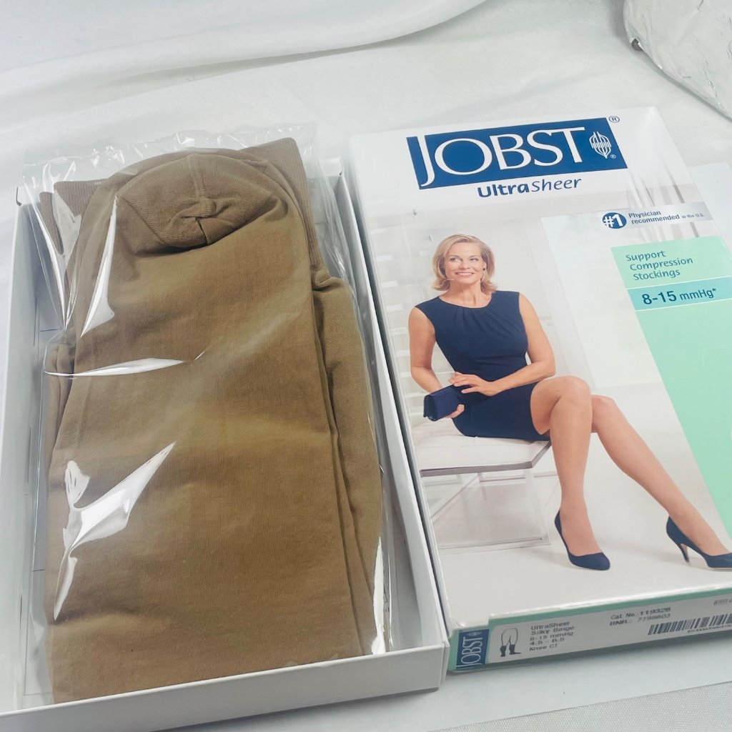 Jobst Ultrasheer Support KneeHigh Compression Stockings 815 Mmhg Silky Beige